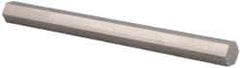 Value Collection - 9/16 Inch Width Across Flats, 304 Stainless Steel Hexagon Bar - 72 Inch Long - Exact Industrial Supply