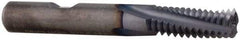 Emuge - 5/8-11 UNC, 0.496" Cutting Diam, 4 Flute, Solid Carbide Helical Flute Thread Mill - Internal Thread, 1.316" LOC, 3-3/4" OAL, 1/2" Shank Diam - Exact Industrial Supply