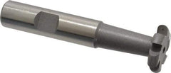 Value Collection - 3/32" Radius, 3/16" Circle Diam, 7/8" Cutter Diam, Shank Connection, Convex Radius Cutter - 1/2" Shank Diam, 3" OAL, High Speed Steel, Uncoated, 6 Teeth, Weldon Flat - Exact Industrial Supply