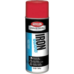 Krylon - OSHA Red, Gloss, Enamel Spray Paint - 12 to 15 Sq Ft per Can, 12 oz Container, Use on Masonry, Metal, Plaster, Plastic Foam & Wicker, Plastics, Wood - Exact Industrial Supply