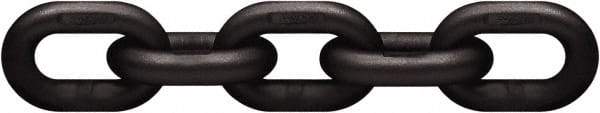 CM - 7/32" Welded Alloy Chain - 2,700 Lb Capacity, Grade 100, 800' Long, Alloy Steel, Powder Coated Finish - Exact Industrial Supply
