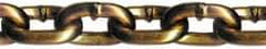 CM - 3/8" Welded Transport Chain - 6,600 Lb Capacity, Grade 70, 400' Long, Carbon Steel, Yellow Chromate Finish - Exact Industrial Supply