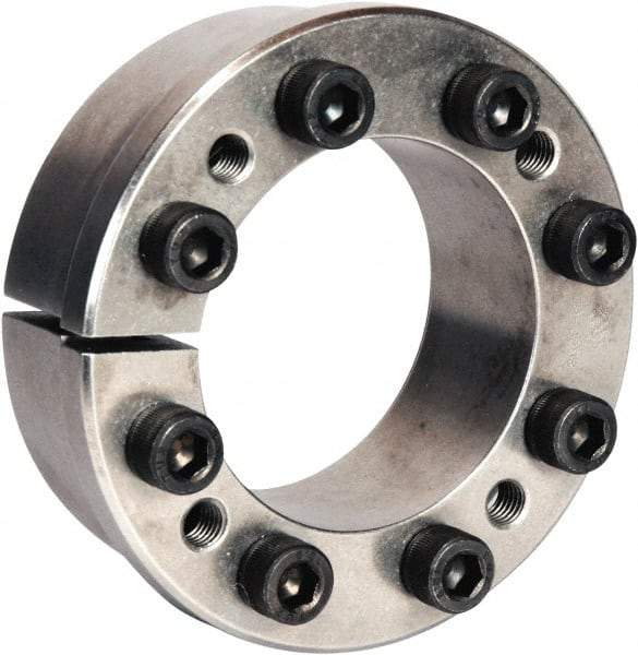 Climax Metal Products - M4 Thread, 16mm Bore Diam, 32mm OD, Shaft Locking Device - 4 Screws, 2,191 Lb Axial Load, 1.457" OAW, 0.551" Thrust Ring Width, 57 Ft/Lb Max Torque - Exact Industrial Supply