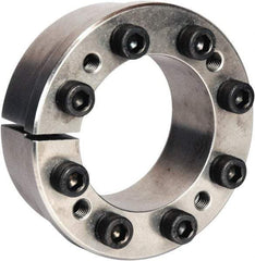 Climax Metal Products - M4 Thread, 15mm Bore Diam, 28mm OD, Shaft Locking Device - 4 Screws, 2,191 Lb Axial Load, 1.26" OAW, 0.551" Thrust Ring Width, 54 Ft/Lb Max Torque - Exact Industrial Supply