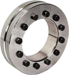 Climax Metal Products - M10 Thread, 125mm Bore Diam, 215mm OD, Shaft Locking Device - 12 Screws, 493,107 Lb Axial Load, 215mm OAW, 1.654" Thrust Ring Width, 19,262 Ft/Lb Max Torque - Exact Industrial Supply