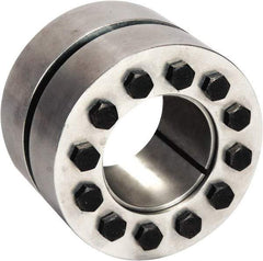 Climax Metal Products - M8 Thread, 1-5/8" Bore Diam, 96mm OD, Shaft Locking Device - 7 Screws, 28,741 Lb Axial Load, 3.78" OAW, 1.969" Thrust Ring Width, 1,946 Ft/Lb Max Torque - Exact Industrial Supply