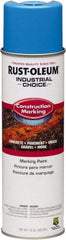 Rust-Oleum - 15 fl oz Blue Marking Paint - Water-Based Formula - Exact Industrial Supply