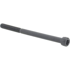 Value Collection - #10-24 UNC Hex Socket Drive, Socket Cap Screw - Alloy Steel, Black Oxide Finish, Partially Threaded, 2-3/4" Length Under Head - Exact Industrial Supply