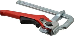 Bessey - 2-3/8" Deep Throat, 4" Max Capacity, Standard Sliding Arm Clamp - 400 Lb Clamping Pressure - Exact Industrial Supply