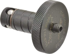 Jergens - 16mm Diam Ball Lock Modular Fixturing Shank - 1.4" Shank Length, 1-1/2" Head Diam, Compatible with 3/4" Thick Plate, 1,200 Lb Max Holding Force, 1/8 Key Size, Steel - Exact Industrial Supply