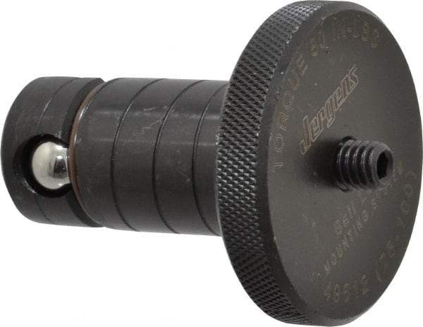 Jergens - 25mm Diam Ball Lock Modular Fixturing Shank - 1.95" Shank Length, 2" Head Diam, Compatible with 1" Thick Plate, 7,000 Lb Max Holding Force, 5/32 Key Size, Steel - Exact Industrial Supply