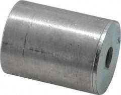 Mag-Mate - 1/4-2 Thread, 1" Diam, 1-5/16" High, 43 Lb Average Pull Force, Neodymium Rare Earth Pot Magnet - 5/16" Tapped Hole Depth, Aluminum Insulated - Exact Industrial Supply