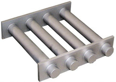 8 Inch Long Square Grate Separator Rare Earth Magnet, 4 Tubes