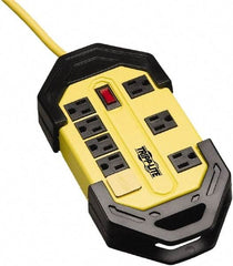 Tripp-Lite - 8 Outlets, 120 VAC15 Amps, 15' Cord, Power Outlet Strip - Keyhole, Tab Mount, 5-15 NEMA Configuration, 10.26" Strip - Exact Industrial Supply