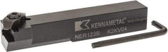 Kennametal - External Thread, Right Hand Cut, 19.05mm Shank Width x 19.05mm Shank Height Indexable Threading Toolholder - 114.3mm OAL, N.3L Insert Compatibility, NE Toolholder, Series Top Notch - Exact Industrial Supply