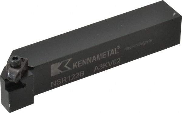 Kennametal - External Thread, Right Hand Cut, 19.05mm Shank Width x 19.05mm Shank Height Indexable Threading Toolholder - 114.3mm OAL, N.2R Insert Compatibility, NS Toolholder, Series Top Notch - Exact Industrial Supply