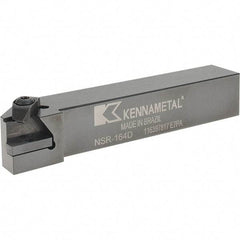 Kennametal - External Thread, Right Hand Cut, 25.4mm Shank Width x 25.4mm Shank Height Indexable Threading Toolholder - 152.4mm OAL, N.4R Insert Compatibility, NS Toolholder, Series Top Notch - Exact Industrial Supply