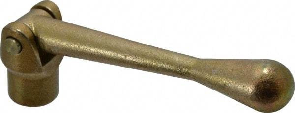 Kurt - 1 Piece Vise Handle - Cast Iron, 9/16" Hex, 6" Long - Exact Industrial Supply