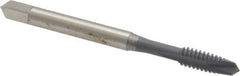 OSG - #10-24 UNC, 2 Flute, elektraLUBE Finish, High Speed Steel Spiral Point Tap - Plug Chamfer, Right Hand Thread, 2-3/8" OAL, 7/8" Thread Length - Exact Industrial Supply