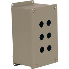 Wiegmann - NEMA 12 Steel Standard Enclosure with Screw Cover - Exact Industrial Supply