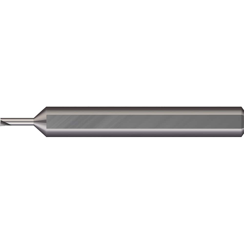 Micro 100 - Boring Bars; Minimum Bore Diameter (Decimal Inch): 0.0180 ; Maximum Bore Depth (Decimal Inch): 0.0750 ; Maximum Bore Depth (mm): 1.90 ; Material: Solid Carbide ; Boring Bar Type: Micro Boring ; Shank Diameter (Decimal Inch): 0.1250 - Exact Industrial Supply