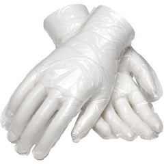 ‎65-544/XL Disposable Gloves - Ambi-Dex Disposable Polyethylene - Food Grade - Embossed - 500/Bx - 1 mil - Exact Industrial Supply