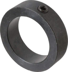 Climax Metal Products - 2-1/2" Bore, Steel, Set Screw Shaft Collar - 3-1/2" Outside Diam, 1" Wide - Exact Industrial Supply