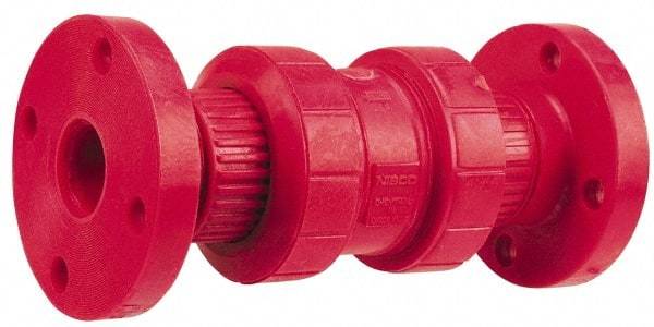 NIBCO - 1" PVDF Check Valve - Flanged, 1,360 WOG - Exact Industrial Supply
