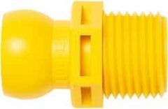 Loc-Line - 1/2" Hose ID, Male to Female Coolant Hose Connector - 1/2" NPT, For Loc-Line Modular Hose Systems - Exact Industrial Supply