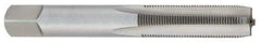 OSG - 15/16-20 UNEF 6 Flute Bright Finish High Speed Steel Straight Flute Standard Hand Tap - Plug, Right Hand Thread, 4-29/32" OAL, 2-7/32" Thread Length, H3 Limit, Oversize - Exact Industrial Supply