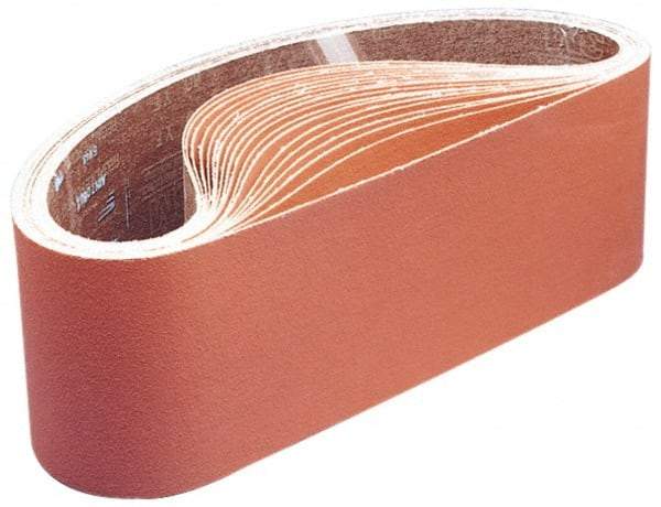 3M - 52" Wide x 103" OAL, 180 Grit, Aluminum Oxide Abrasive Belt - Aluminum Oxide, Very Fine, Coated, F Weighted Paper Backing, Series 366UZ - Exact Industrial Supply