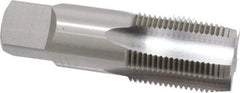 OSG - 3/4-14 NPSF Thread, 5 Flute Standard Pipe Tap - 3-1/4" OAL, 1-3/8" Thread Length, 29/32" Shank Diam, Bright Finish, High Speed Steel - Exact Industrial Supply