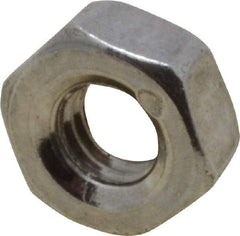 Value Collection - M3x0.50 Metric Coarse Stainless Steel Right Hand Hex Nut - 5.5mm Across Flats, 2.4mm High, Uncoated - Exact Industrial Supply