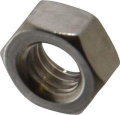 Value Collection - M8x1.25 Metric Coarse Stainless Steel Right Hand Hex Nut - 13mm Across Flats, 6.5mm High, Uncoated - Exact Industrial Supply