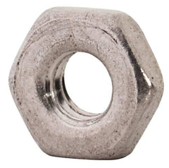 Value Collection - M2.5x0.45 Metric Coarse Stainless Steel Right Hand Hex Jam Nut - 5mm Across Flats, 1.6mm High, Uncoated - Exact Industrial Supply