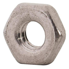 Value Collection - M3x0.50 Metric Coarse Stainless Steel Right Hand Hex Jam Nut - 5.5mm Across Flats, 1.8mm High, Uncoated - Exact Industrial Supply