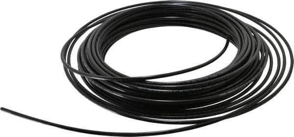 Parker - 1/8" ID x 1/4" OD, 1/16" Wall Thickness, 100' Long, Nylon Tube - Black, 500 Max psi, -65 to 200°F - Exact Industrial Supply