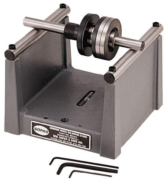 Sopko - 6-1/2" Wide x 4-3/16" High, Static Wheel Balance Kit - 4" Throat - Exact Industrial Supply