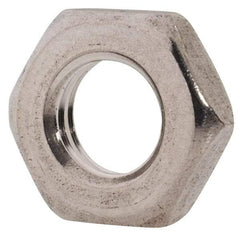 Value Collection - M6x1.00 Metric Coarse Stainless Steel Right Hand Hex Jam Nut - 10mm Across Flats, 3.2mm High, Uncoated - Exact Industrial Supply