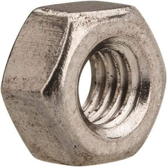 Value Collection - M4x0.70 Metric Coarse Stainless Steel Right Hand Heavy Hex Nut - 7mm Across Flats, 4mm High, Uncoated - Exact Industrial Supply