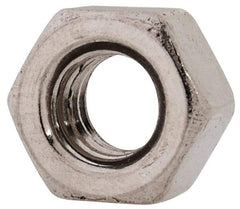 Value Collection - M6x1.00 Metric Coarse Stainless Steel Right Hand Heavy Hex Nut - 10mm Across Flats, 6mm High, Uncoated - Exact Industrial Supply