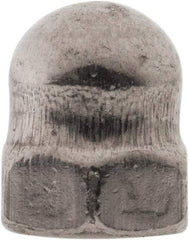 Value Collection - M5x0.8 Metric Coarse, 8mm Width Across Flats, Uncoated, Stainless Steel Acorn Nut - 10mm Overall Height, Austenitic A4, DIN 1587 - Exact Industrial Supply