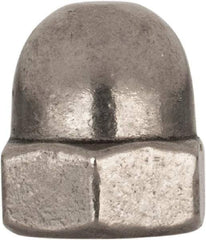 Value Collection - M8x1.25 Metric Coarse, 13mm Width Across Flats, Uncoated, Stainless Steel Acorn Nut - 15mm Overall Height, Austenitic A4, DIN 1587 - Exact Industrial Supply