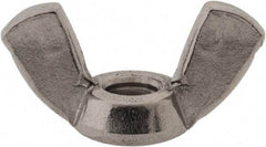 Value Collection - M6x1.00 Metric Coarse, Stainless Steel Standard Wing Nut - Grade 316, Austenitic Grade A4, 27.5mm Wing Span, 13.6mm Wing Span - Exact Industrial Supply