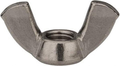 Value Collection - M8x1.25 Metric Coarse, Stainless Steel Standard Wing Nut - Grade 316, Austenitic Grade A4, 30.3mm Wing Span, 14.8mm Wing Span - Exact Industrial Supply