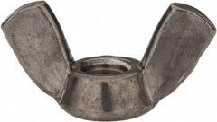 Value Collection - M12x1.75 Metric Coarse, Stainless Steel Standard Wing Nut - Grade 316, Austenitic Grade A4, 49.4mm Wing Span, 24.1mm Wing Span - Exact Industrial Supply