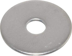 Value Collection - M5 Screw, Grade 18-8 Stainless Steel Fender Flat Washer - 5.3mm ID x 20mm OD, Plain Finish - Exact Industrial Supply