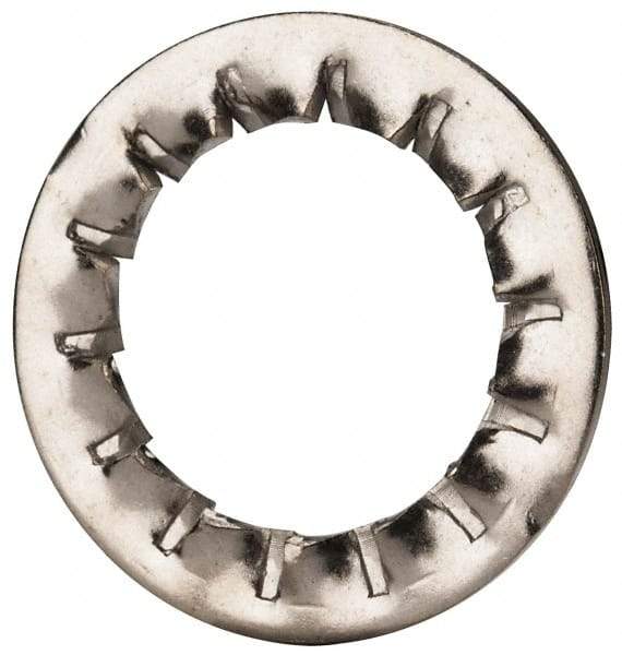 Value Collection - M24 Screw, 23mm ID, Stainless Steel Internal Tooth Lock Washer - 36mm OD, Uncoated, Grade 18-8 & Austenitic A2 - Exact Industrial Supply