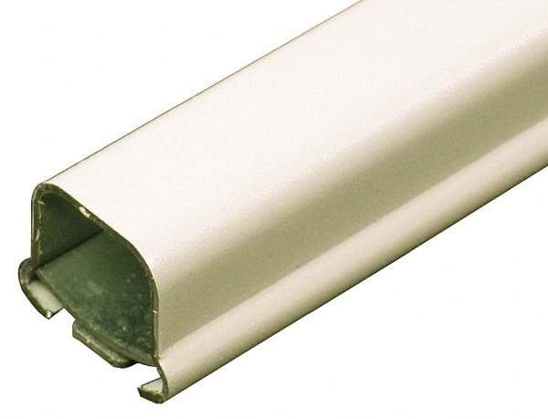 Wiremold - 3.05m Long x 17/32 Inch Deep x 3/4 Inch Wide, Steel Raceway - Continuous Cover, 1 Channel, Ivory - Exact Industrial Supply