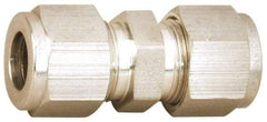 Parker - 3/4" OD, Stainless Steel Union - -425 to 1,200°F, 1-1/16" Hex, Comp x Comp Ends - Exact Industrial Supply